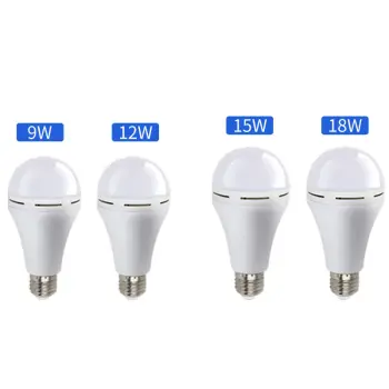 Factory Wholesale Rechargeable LED Emergency Bulb Light E27 9W-15W for Indoor/Outdoor