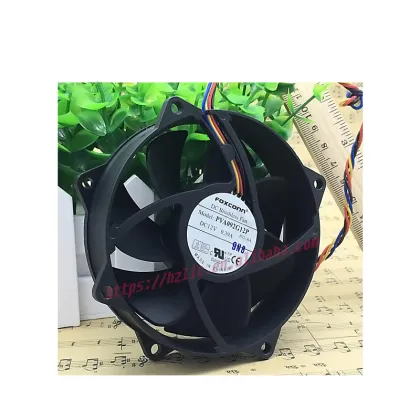 Foxconn 9cm Circular Case CPU Fan 9025 4-Wire Temperature Control PVA092G12P 12V 0.39A