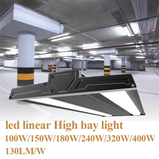 100W Rectangle Linear Led Low Bay Lighting