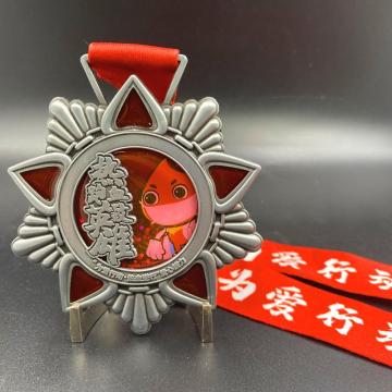 Custom Gold Football Award Medal Zinc Alloy Champions