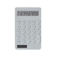 Novel and cute doll dual power solar calculator