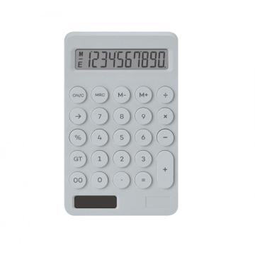 Novel and cute doll dual power solar calculator