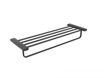 Tiger Rowel Rack Black Bathroom