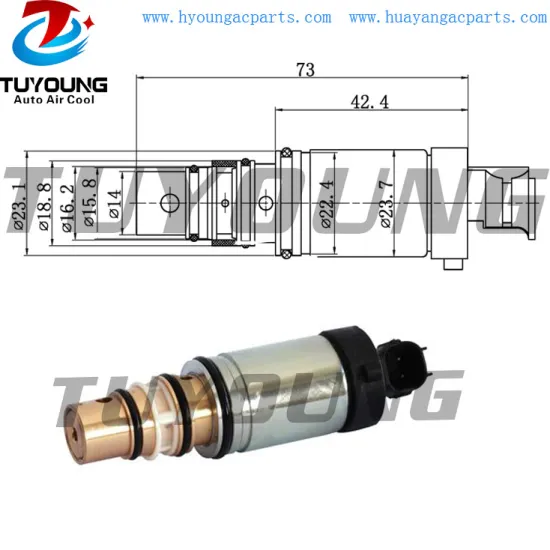 SANDEN PXE13 PXE14 PXE16 auto ac compressor electric control valve OPEL, car ac electrical control