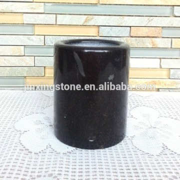 black marble bathroom cup /black marble tumbler