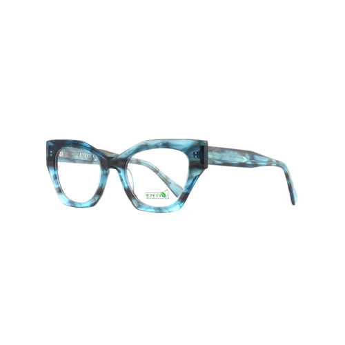 Cat Eye Slim Acetate Optical Eyeglasses Frame