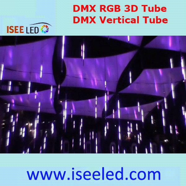 კლუბის ჭერის მსუბუქი 360 DMX 3DLED TUBE