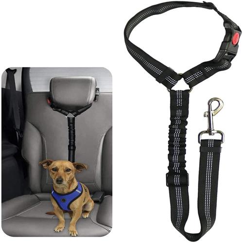 Hundeauto-Kopfstützen-Sicherheitsgurt-Leashes