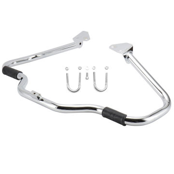 Solid Steel Front Mustache Crash Bar Engine Guard for Harley Davidson Dyna 2000-2017