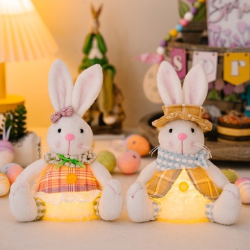Decorative Light-Up Easter Bunny Doll: A Unique Gift and Window Decoration