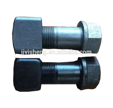 high quality 12.9 grade bolt for excavator track shoe bolt nut