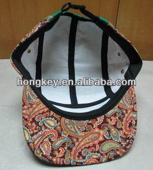 fashion floral 5 panel hat wholesale in factory