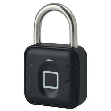 LEDEAST SY12 High Security Fingerprint Padlock: Keyless, One-Click Unlock, Anti-Theft, and Portable