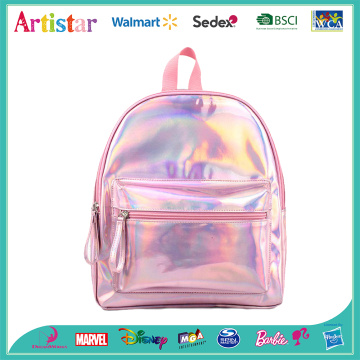 pink, blue, gold laser backpack