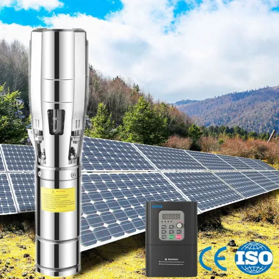 Smart Solar Submersible Water Pump System: 20 Meters Depth, 6 Inch Diameter, DC96V for Pond & Fountain