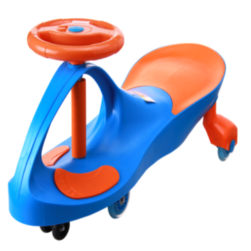 Carro de brinquedo de balanço ao ar livre para crianças com música