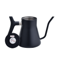 Drip Kaffe Kettle Svart med termometer 1.2L