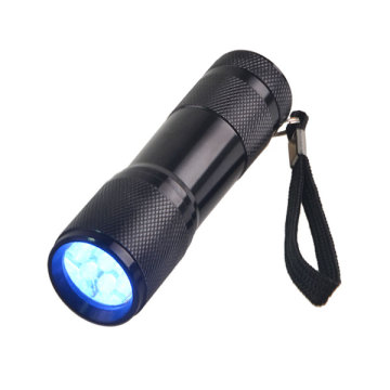 Wholesale 9 uv 395nm blacklight purple led torch best flashlight