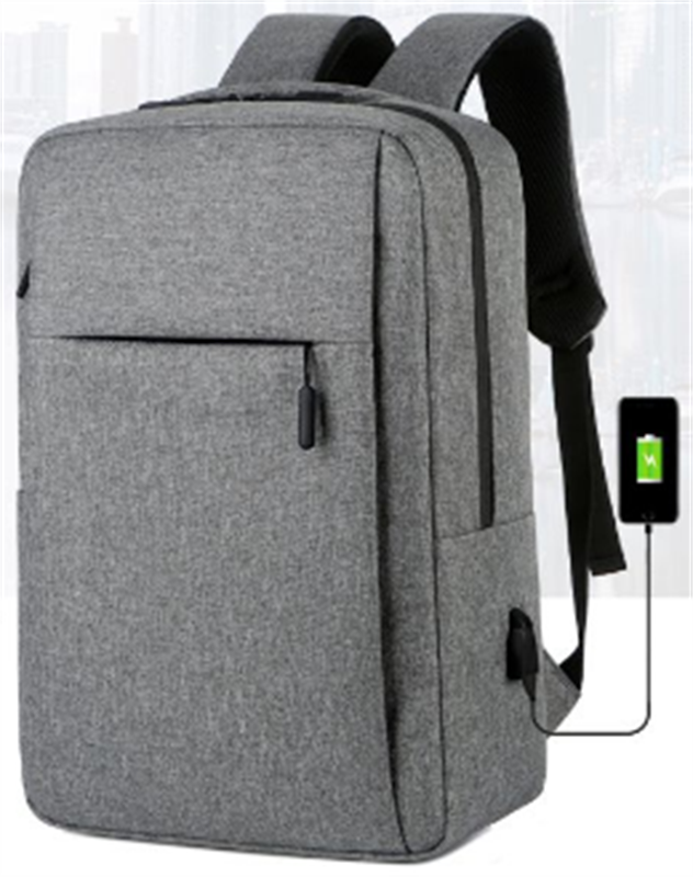 Gray Nylon Oxford Fabric Computer Bagpack