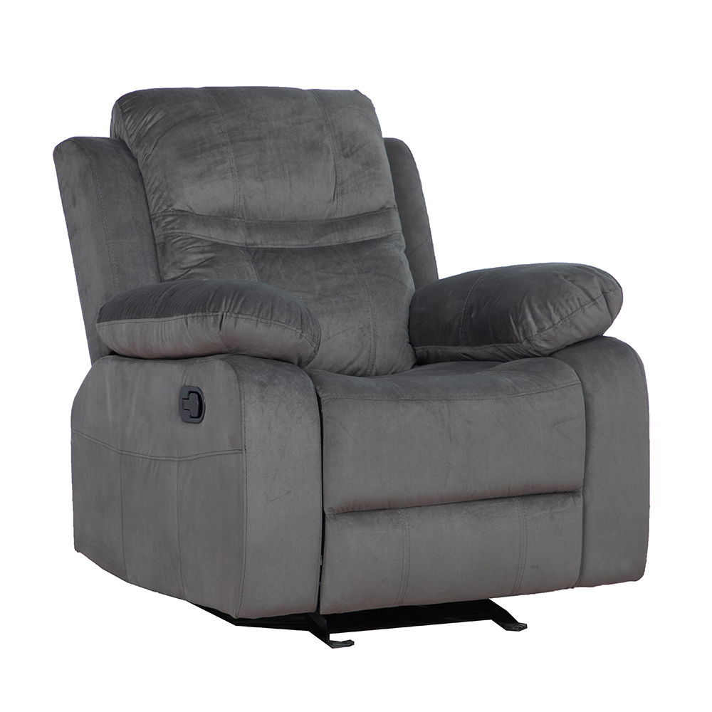 Hot Sale Furniture Velvet Fabric Recliner Chair Sofa