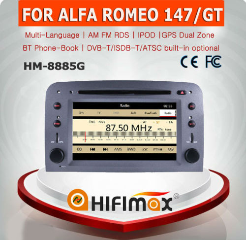For Alfa romeo 147 car radio car audio player 2005 onward