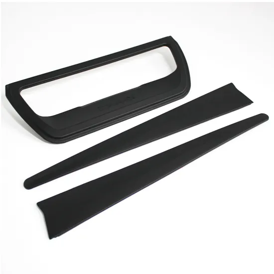 Black Tail Gate Cover with Logo for Isuzu D-Max 2020-2023