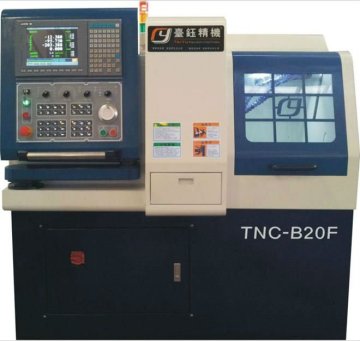 TNC-26H Swiss type automatic lathe machine double spindle
