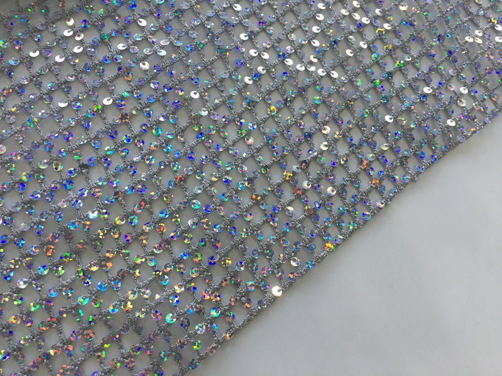 Sequin Chemical Lace Embroidery Fabric