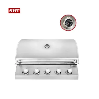 Prefab Outdoor Kitchen Camping Barbecue Grill Tabletop Rotisserie BBQ Grill