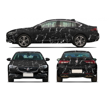 Marmură neagră, personalizat model de personalizare Wrap Vinyl