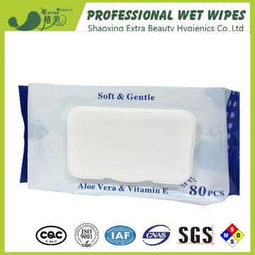 Plastic Lid Low Moq Fragrance Unscented Wet Wipes