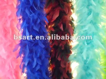 colorful Feather boa / curly ostrich feather boas party supplies