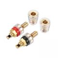Gold Plated Brass Audio Amplifier Binding Post Connector