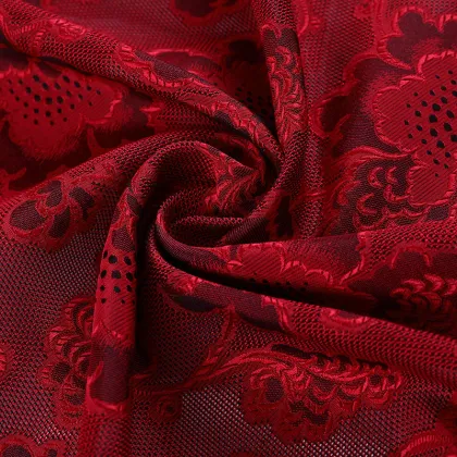 New Flower Rose Silk Fabric Silk Mulberry Silk high-grade Fabric Silk Satin 70-door clothing cheongsam silk