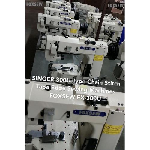 Heavy Duty Double Chain Stitch Sewing Machine 300U