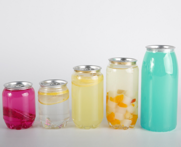Plastic Coffee Bottles and Soda Cups with Easy Open Lid - 250ml, 330ml, 500ml