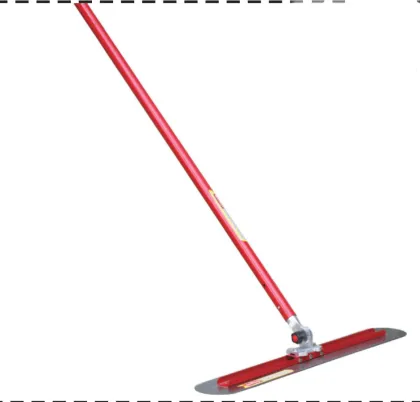 Light and adjustable concrete stamp tool bull float large bull float