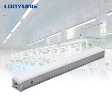 Commercial Emergency Linear Lamp 4ft 8ft T5 LED Tube Light Aluminum Linkable LED Batten Light