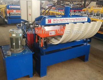 Machine d'arche de feuille trapézoïdale en métal galvanisé