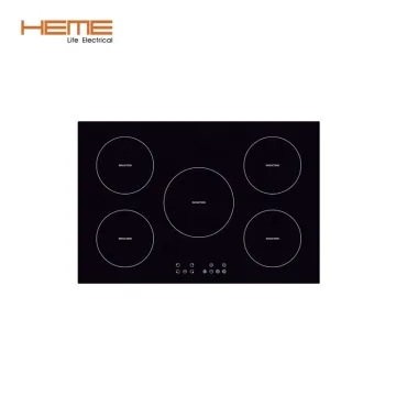 CE Approved OEM/ODM Home Induction Hob with 5 Burners