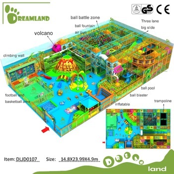 Commercial safe and fun kids indoor playground