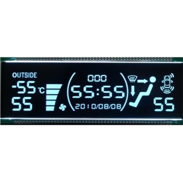 Regulacja temperatury Zarwany kod ekran LCD