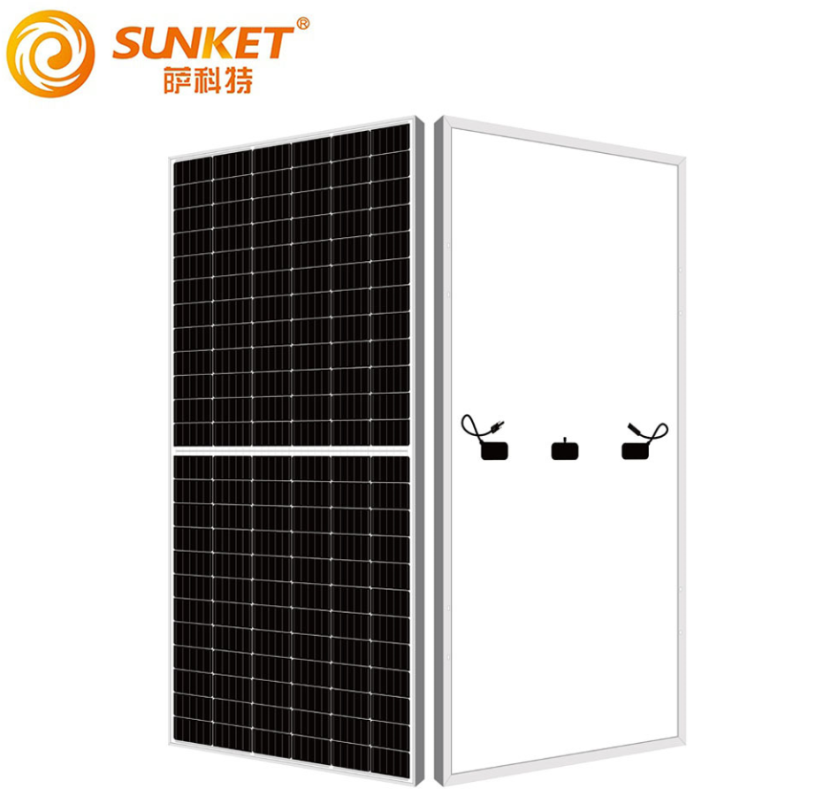 Painel solar mono de alta eficiência bifacial