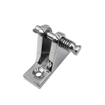 Marine Hardware: High-Quality 316 Stainless Steel Deck Hinge with Removable Pins - Perfect for Polished Deck Accessory Needs