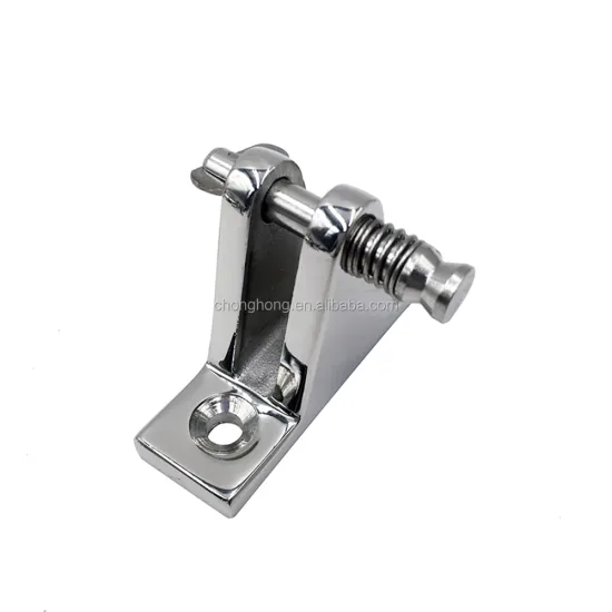 Marine Hardware: High-Quality 316 Stainless Steel Deck Hinge with Removable Pins - Perfect for Polished Deck Accessory Needs