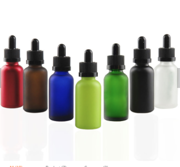 30ml frosted glass e liquid  bottle