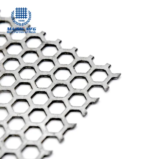 Hexagonal Perforated Metal Sheet