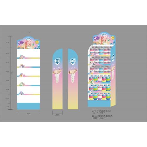 PVC display stand use for supermarket retail shop
