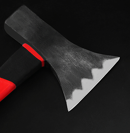 Factory Outlet Handmade Wooden Forged Handle Outdoor Hunting Survival Fixed Blade Camping Axe with Rope