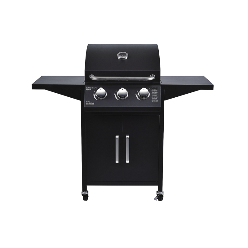 New Design Deluxe 3-Burner Liquid Propane Outdoor BBQ gas grill and Charcoal Combo Grills Patio Backyard Cooking